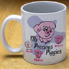 Precious Piggies Personalized Coffee Mug